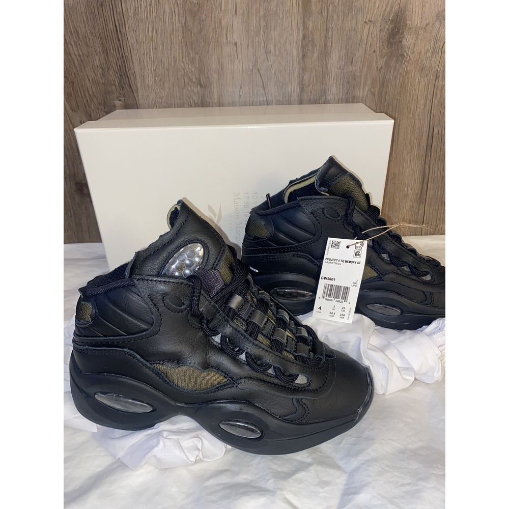 NIB Reebok x‎ Maison Margiela The Question "Memory Of" Black GW5001, Unisex